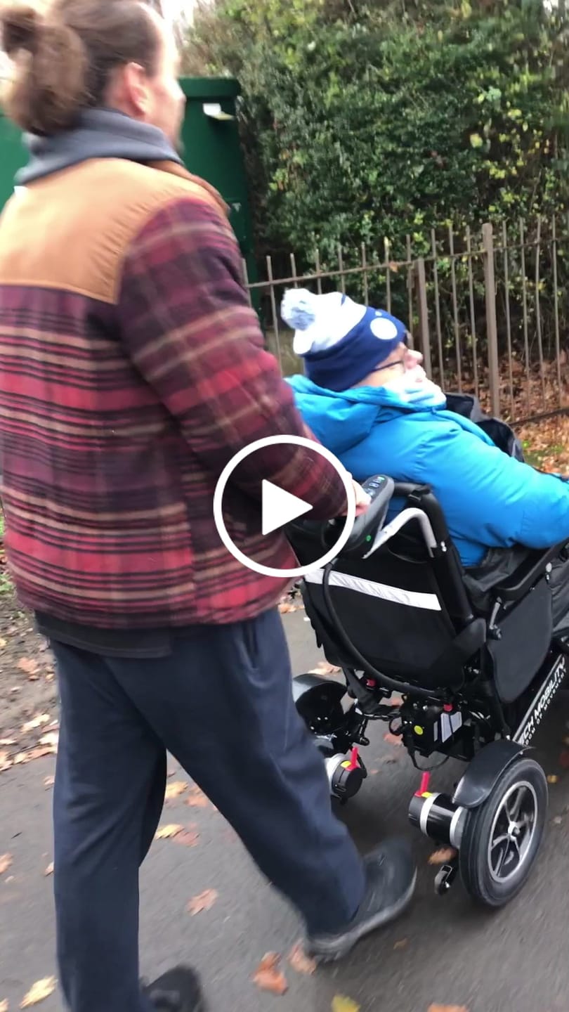 Customer video review of Automatic Folding Electric Wheelchair | Remote Control | Freedom Pro AF