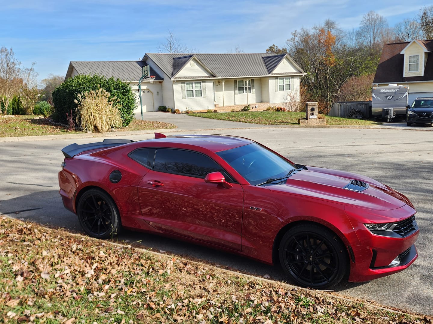 Customer photo review of 6th Gen Camaro Track Package Rear Trunk Spoiler Wing