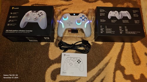 Customer photo review of EasySMX® X20 Multiplatform Gaming Controller with Trigger Lock And Hall Effect Sensors