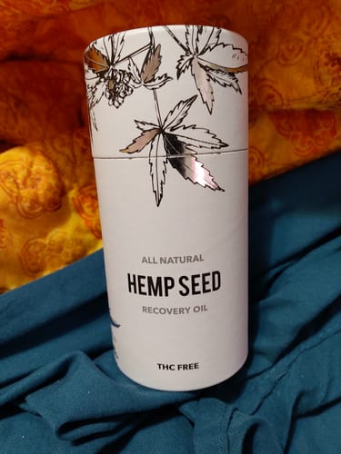 Customer photo review of Hemp Seed Recovery Oil