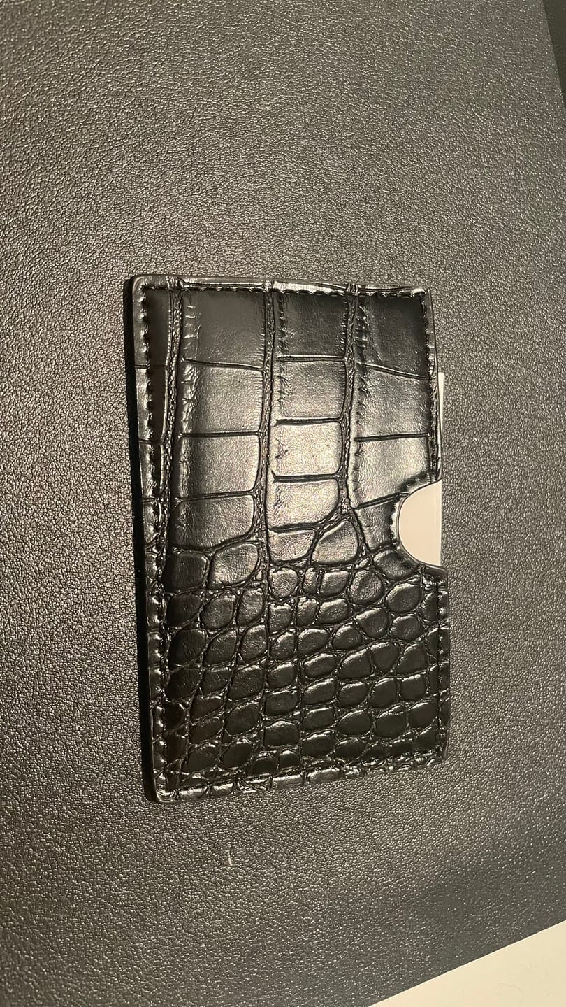 Customer photo review of CARDHOLDER - KROKO