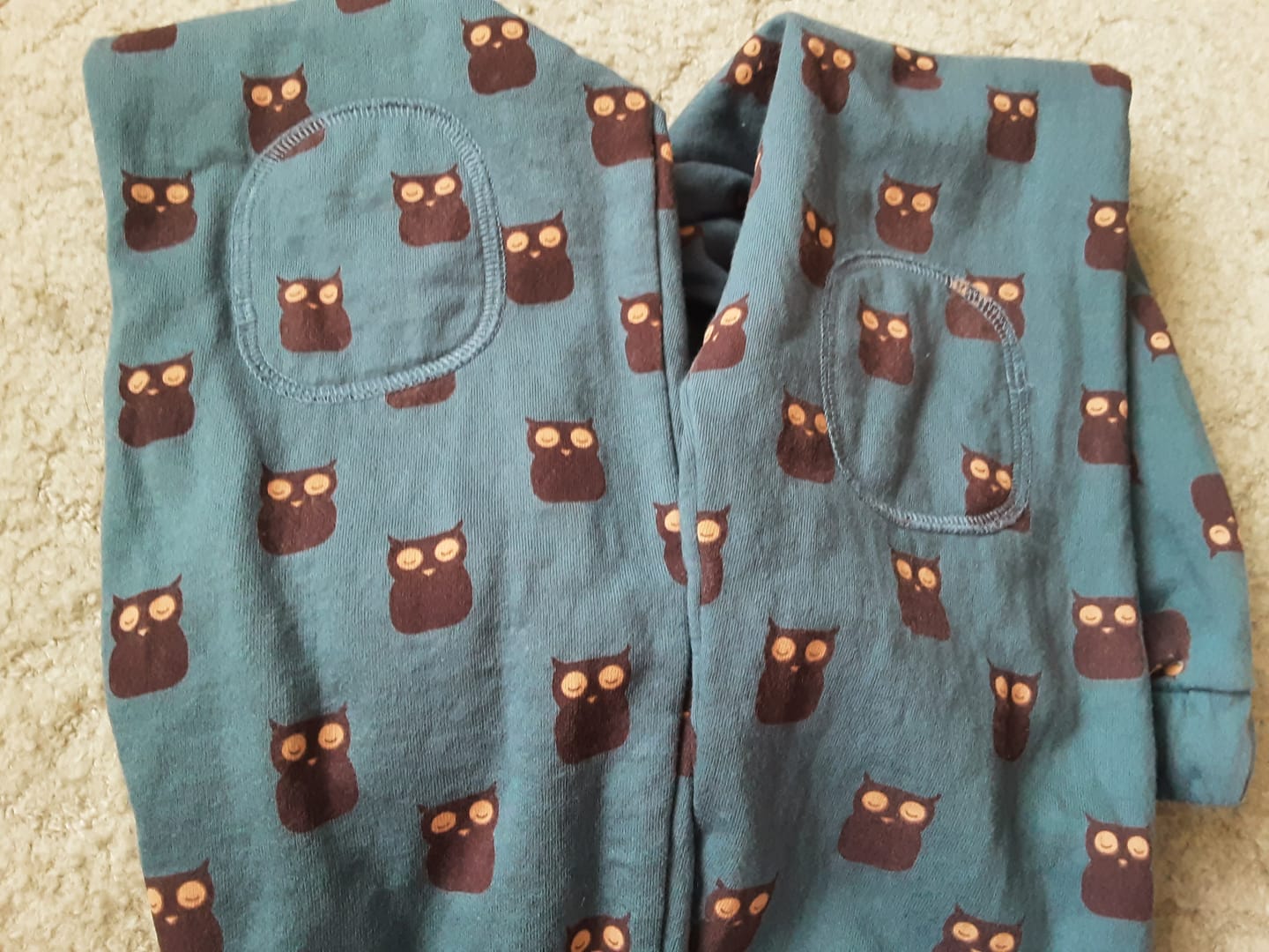 Customer photo review of Twit Twoo Knee Patch Cosy Joggers