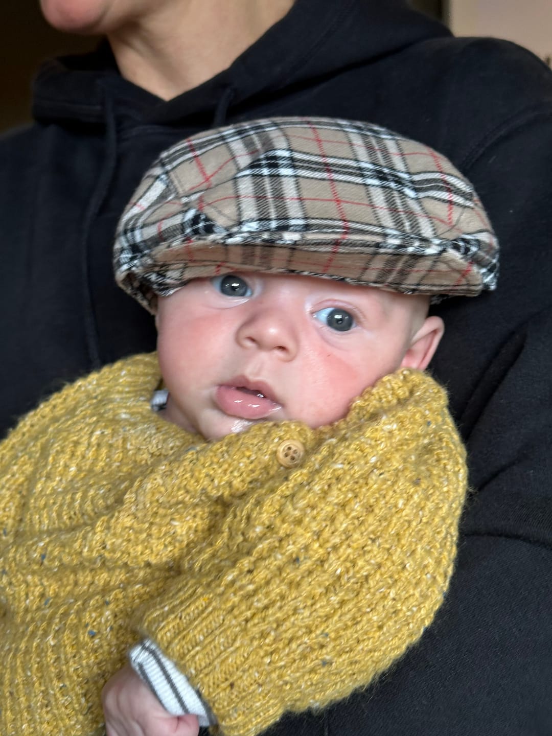 Customer photo review of Beige Checkered Design Brushed Cotton Fabric