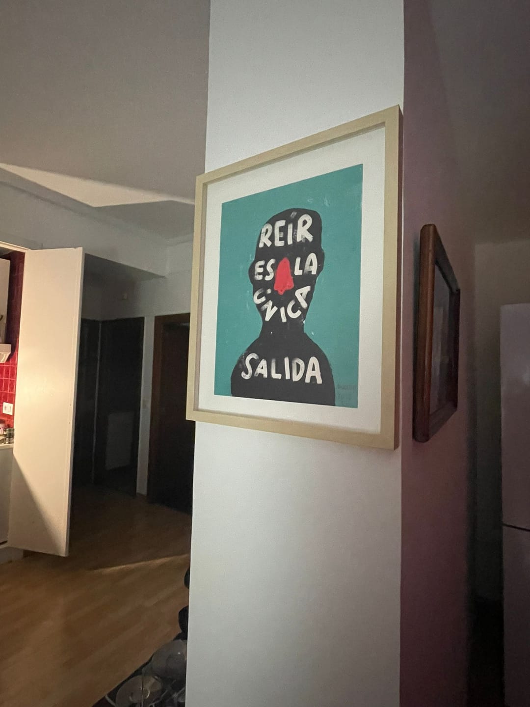 Customer photo review of Print "Reír es la única salida"