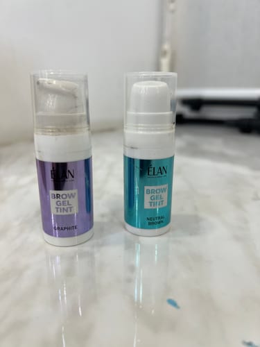 Customer photo review of ÉLAN - Brow Gel Tint Neutral Brown 10ml