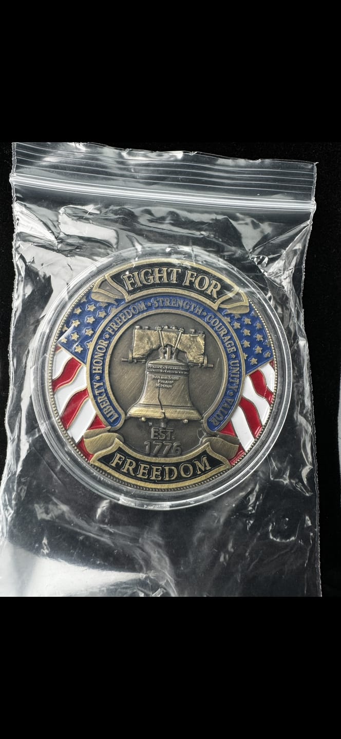 Customer photo review of Hold The Line Coins
