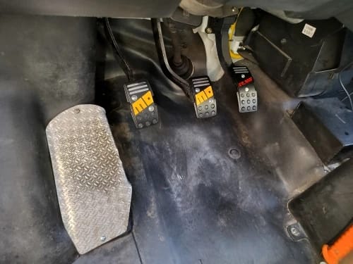 Customer photo review of Aftermarket Racing Non-Slip Metal Pedals