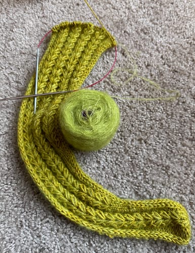Customer photo review of Mohair Lace