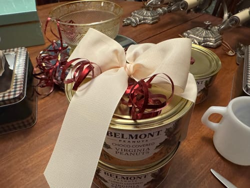 Customer photo review of Holiday Chocolate Covered Peanuts