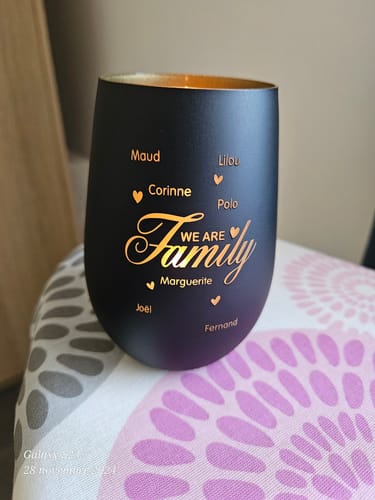 Customer photo review of We are Family - Famille-Photophore