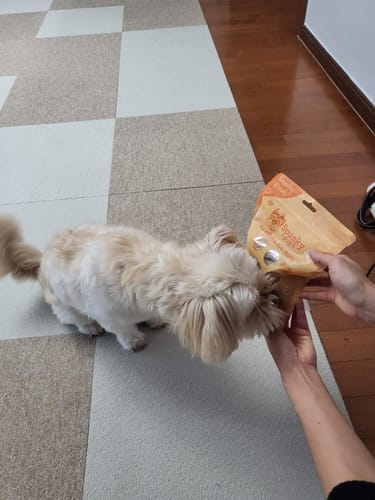 Customer photo review of All Natural Baked Biscuits - 10 oz