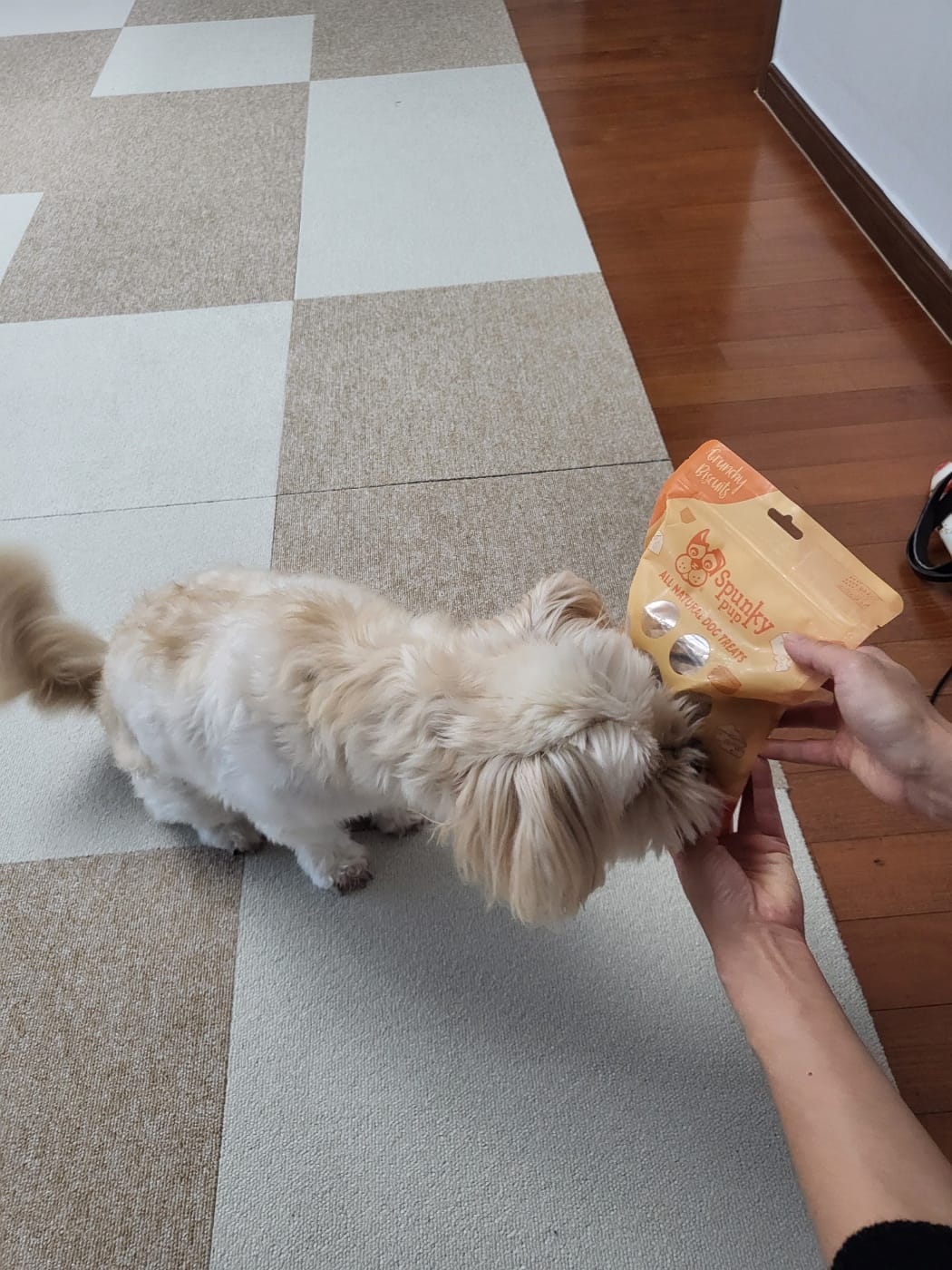 Customer photo review of All Natural Baked Biscuits - 10 oz