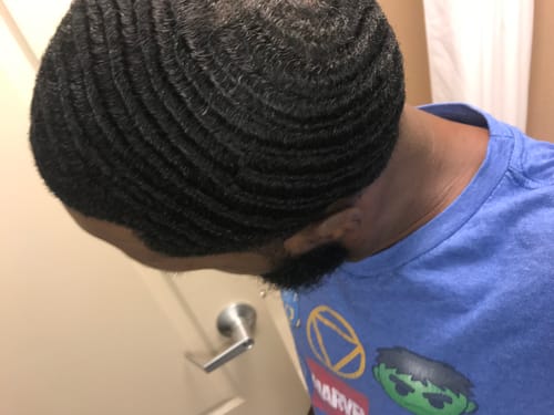 Customer photo review of 360 Silk Potion 4oz