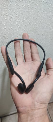 Customer photo review of Audífonos inalámbricos Open Ear | STF Iron Bone | 12hrs uso protección IPX4