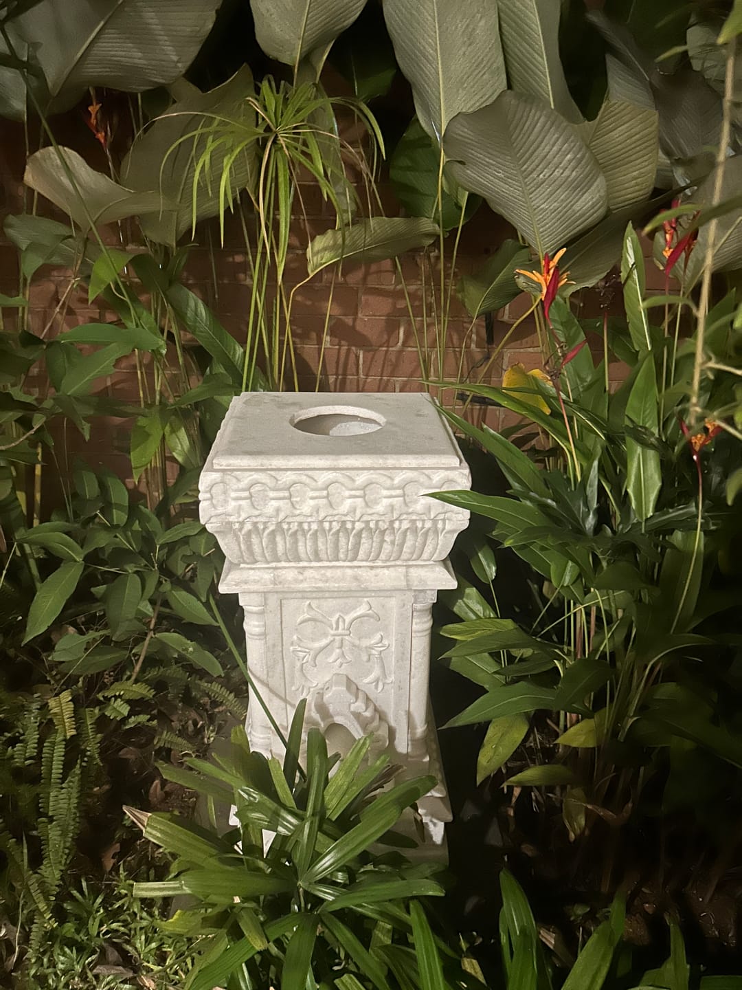 Customer photo review of Marble Tulsi Pot, White Marble Carving - Handicraft Bazaar