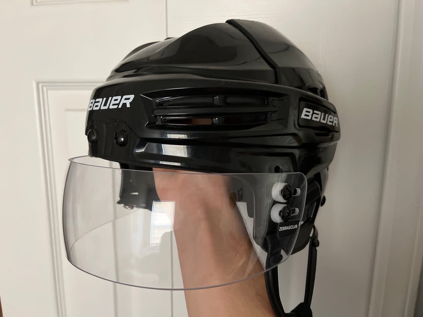 Customer photo review of ZVG1 SHORT CUT HOCKEY VISOR CLEAR