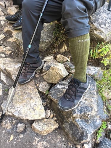 Customer photo review of Men‘s Knee High Socks