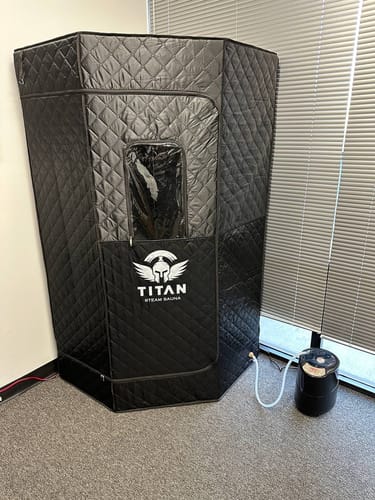 Customer photo review of Steam Sauna Pro
