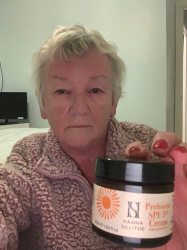 Customer photo review of SPF 50 Sun Cream