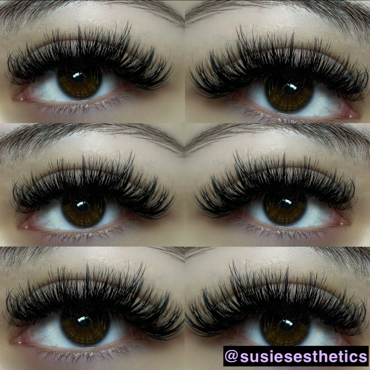 Customer photo review of Premium Eyelash Extensions 0.03mm