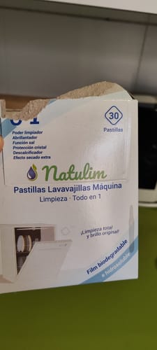 Customer photo review of Eco Pastillas Lavavajillas 6 en 1 - 60 Lavados
