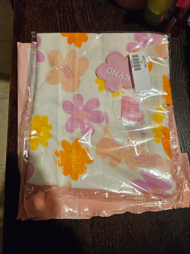 Customer photo review of Sunny Petals Oversize Crop Tee