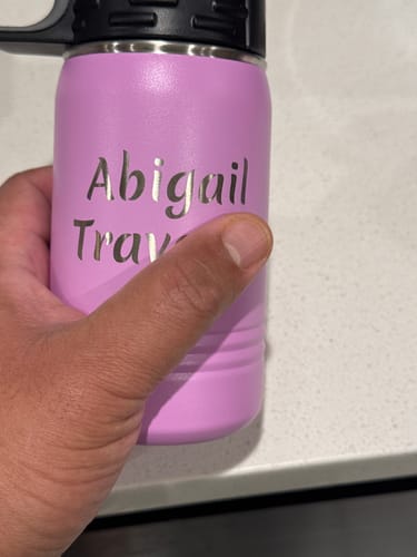 Customer photo review of Kids Bottle | 12 oz