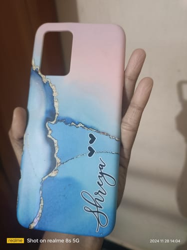 Customer photo review of Gradient Marble Phone Case Cover