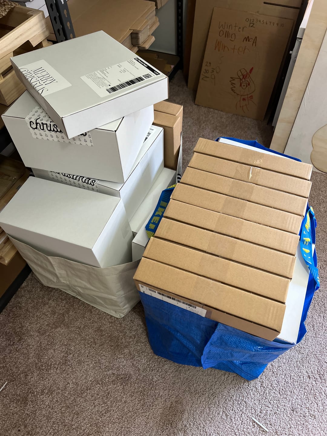 Customer photo review of 430 x 307 x 50mm Regular Brown Shipping Carton B227