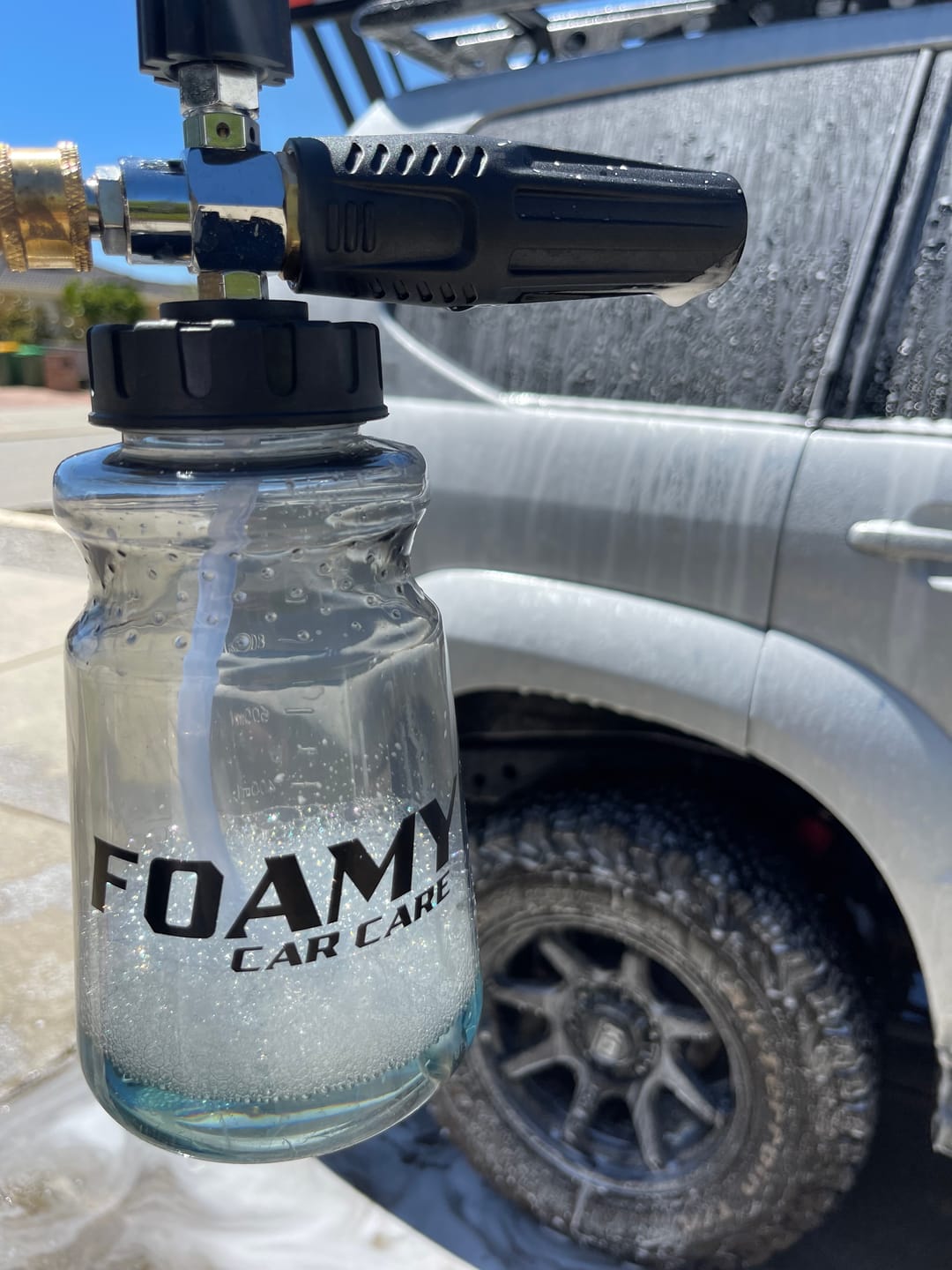 Customer photo review of Foam Thrower Kit
