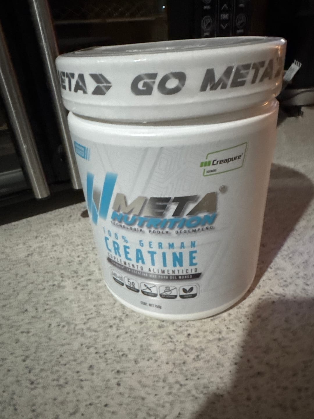 Customer photo review of 100% German Creatine - Made of Creapure® 140+ 10 servicios GRATIS