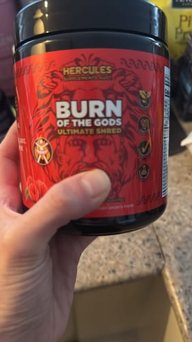 Customer photo review of Burn of the Gods - Ultimate Shred Fat Burner