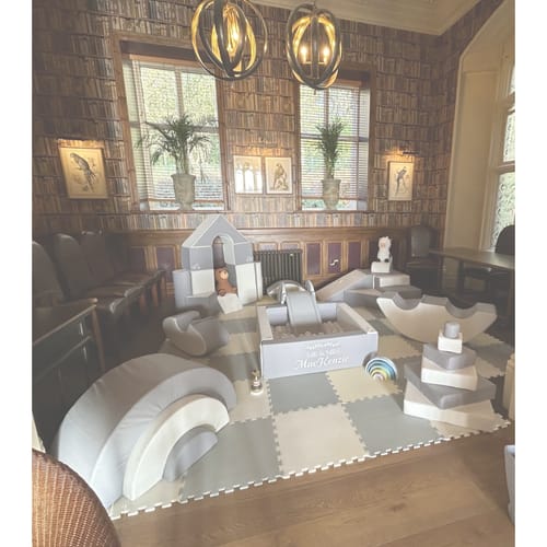 Customer photo review of Pyramid Stacking Tower Blocks - Grey & White