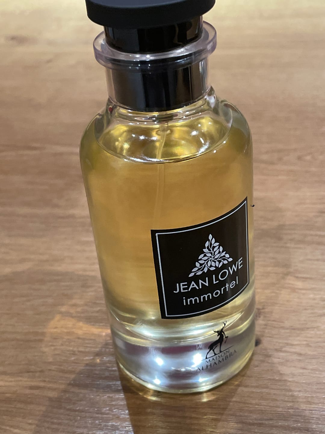 Customer photo review of Eau de parfum IMMORTAL Jean Lowe - Maison Alhambra 100 ML