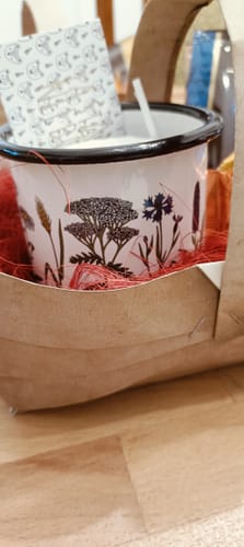 Recensione con foto di un cliente su 🌼 Fiori - tazza