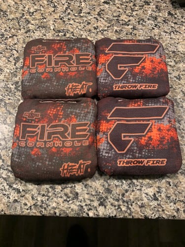 Customer photo review of 2024 Fire Heat Cornhole Bags - Set of 4