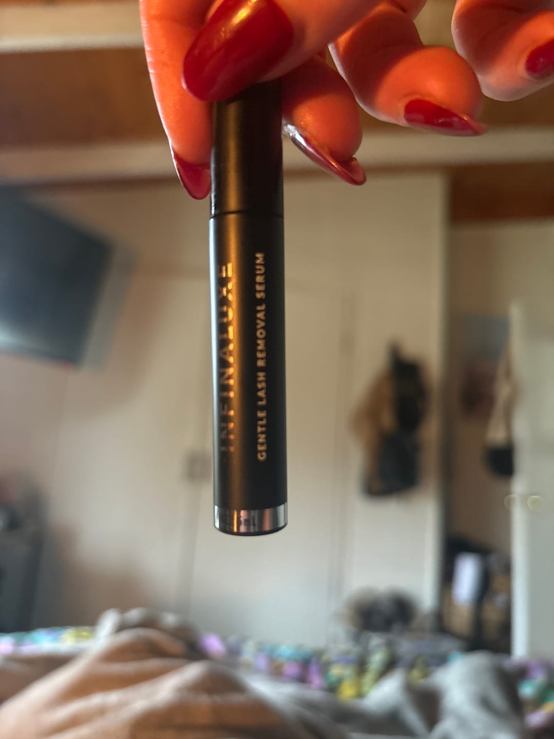 Customer photo review of Infinaluxe Gentle Lash Removal Serum (NEW)
