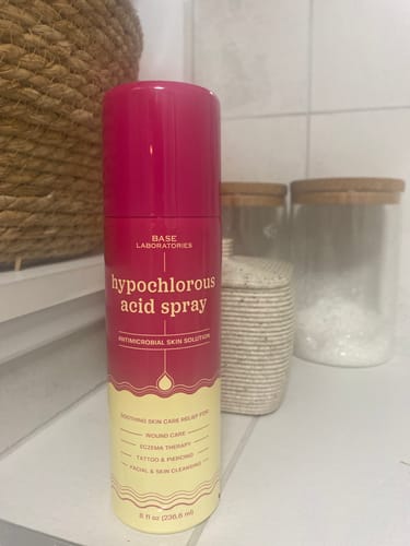 Customer photo review of Hypochlorous Acid Spray for Skin & Face | Healing Topical Spray