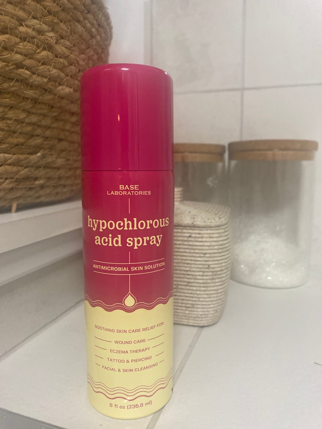 Customer photo review of Hypochlorous Acid Spray for Skin & Face | Healing Topical Spray