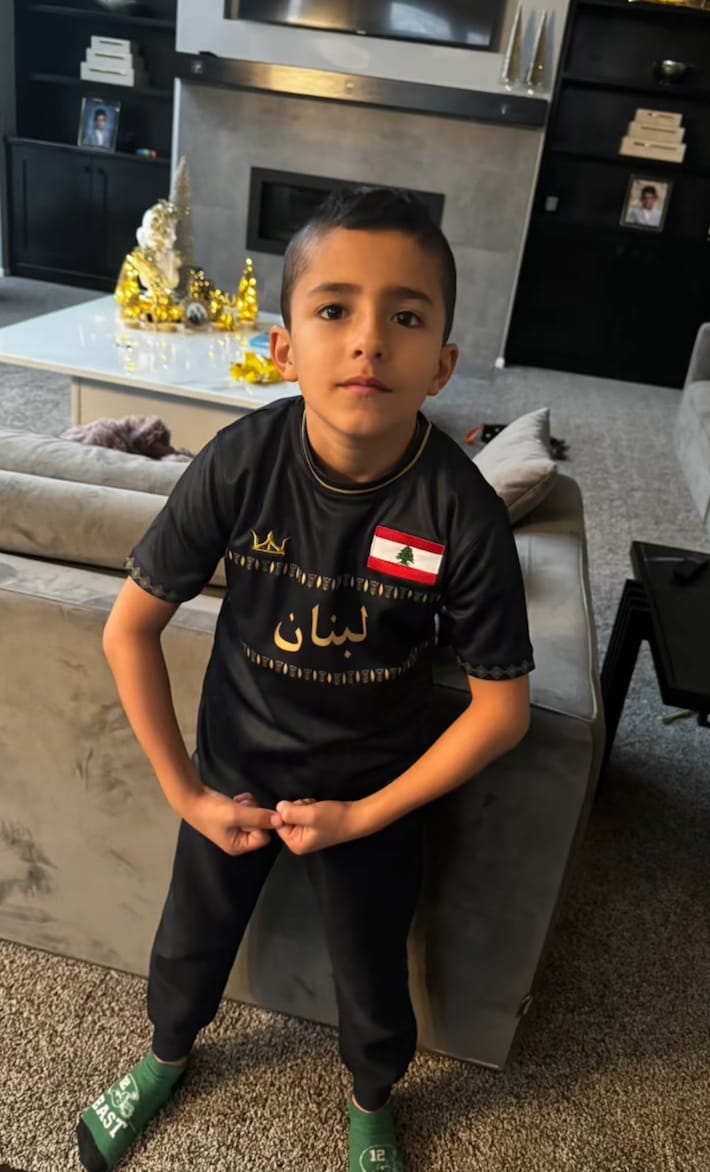 Customer photo review of Lebanon Custom Football Jersey