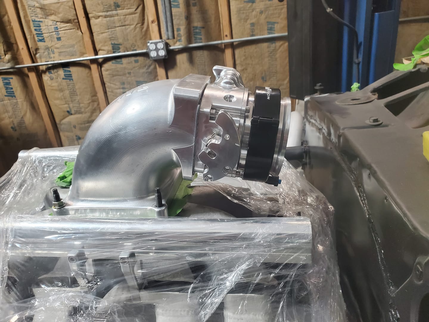 Customer photo review of ICON 102/105mm Cable Drive Throttle Body (Bare Finish) w/ Interchangeable Connection