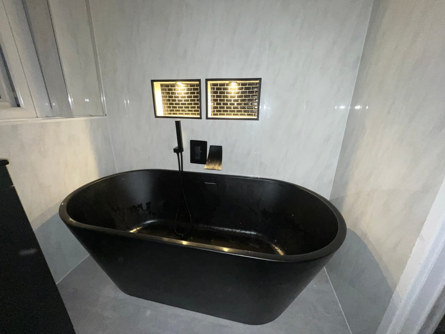 Customer photo review of 8mm Lightning Marble Wall Panel 2.6M