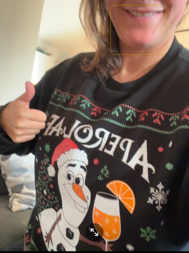 Customer photo review of SANTA APEROLAF - Premium Sweater