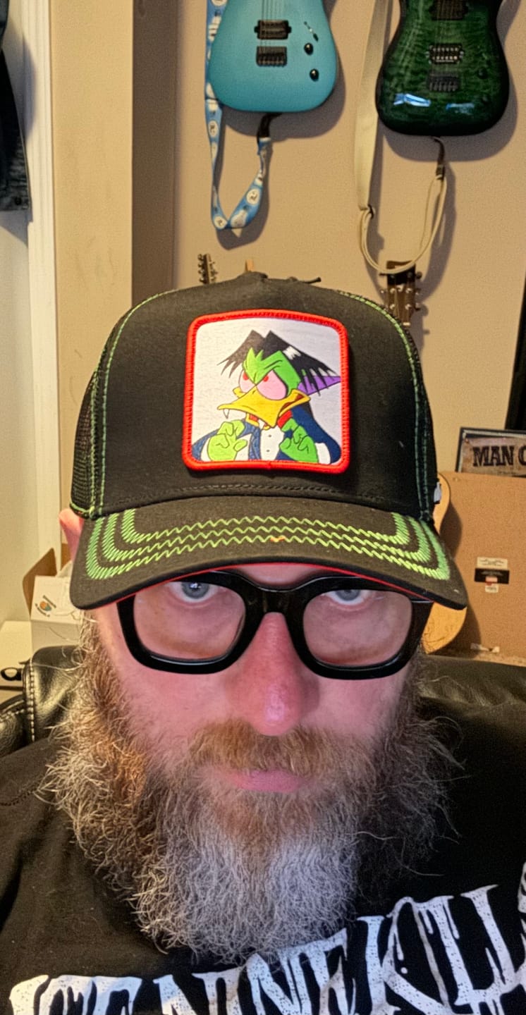 Customer photo review of OVERLORD X Count Duckula: Duckula Trucker Cap
