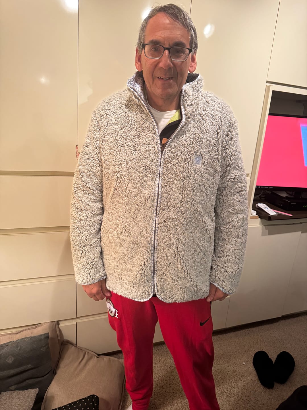 Customer photo review of Reversible Sherpa Full Zip