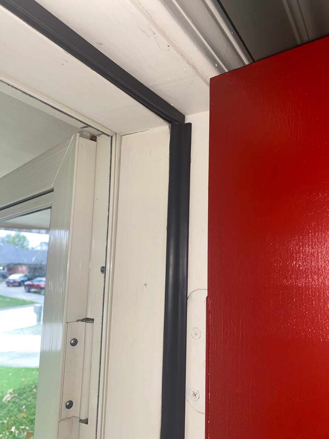 Customer photo review of 81" High Reach Magnetic Weatherstrip Set (3 pieces)