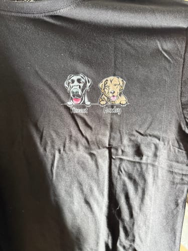 Customer photo review of Illustrated Pets - TEE