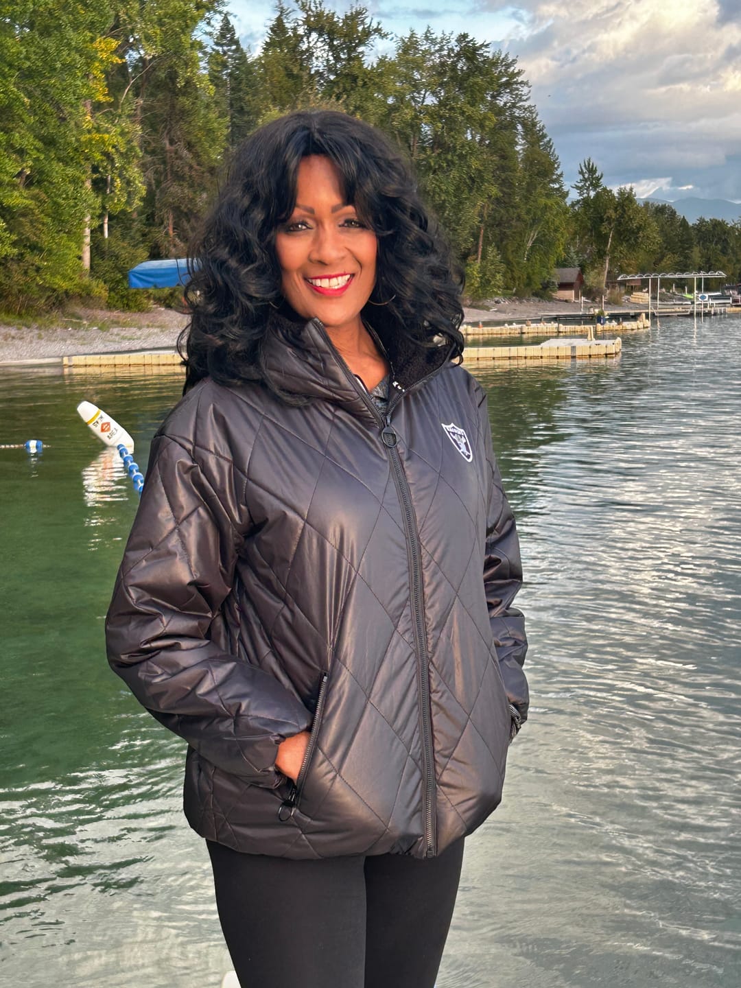 Customer photo review of Freetress Fullcap Band Wig BALI GIRL