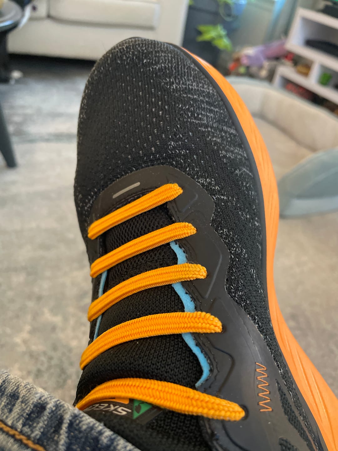 Customer photo review of uLace Slims - Bright Orange
