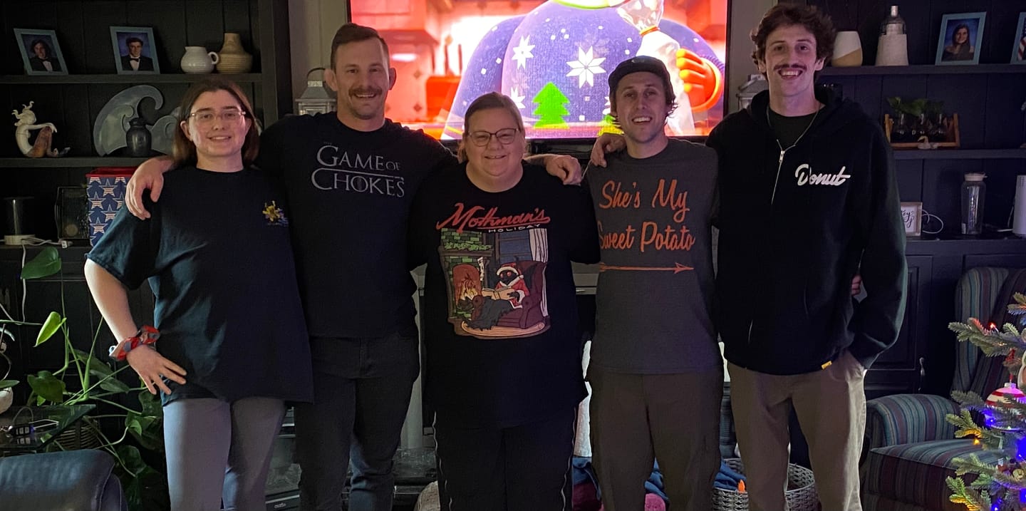 Customer photo review of Mothman's Holiday Tee